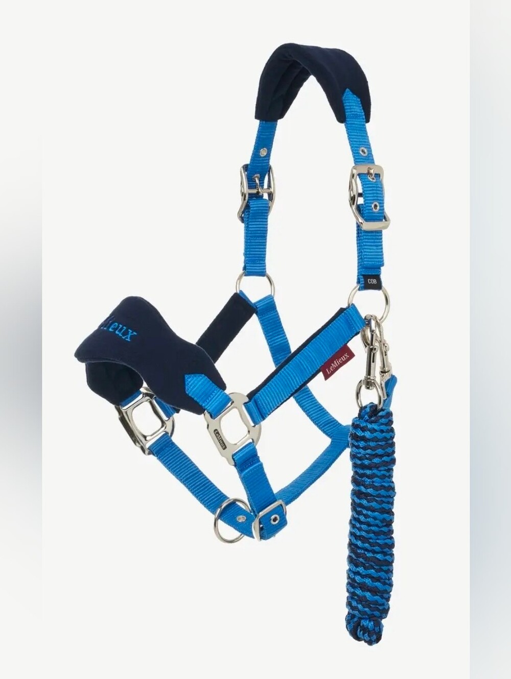 LeMieux Vogue Halter & Lead in Blue Full New